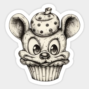 Cupcake mister mouse Sticker
